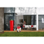 Regentonne 'Color' rot 350 l mit Hahn bepflanzbar