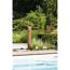 Wasserzapfsäule WOODlightwood am Poolrand