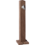Wasserzapfstelle 'Wood' darkwood 25 x 100 x 25 cm