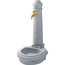 Wasserzapfsäule 'Venezia' Steinoptik light granite 44 x 52 x 90 cm