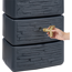 Regentonne 'Slim' anthrazit 300 l mit Hahn