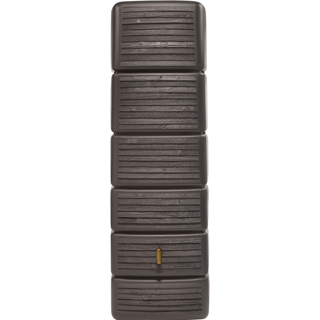 Wandtank Slim Wood 300 l dunkelbraun
