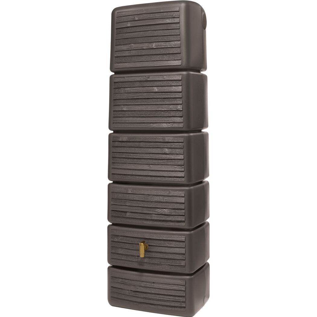 Grauer Wandtank Slim Wood 300L
