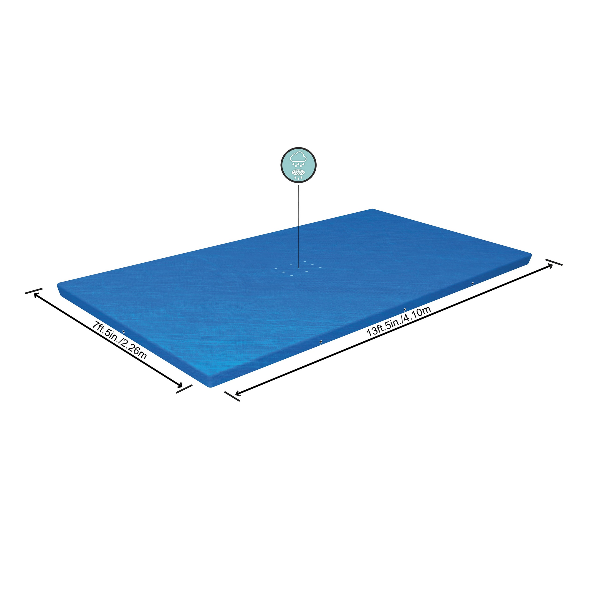 Abdeckplane für Steel Frame Pool, Größe: 410 x 226 cm + product picture