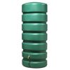 Grüner Gartentank Classico mit Wasserhahn