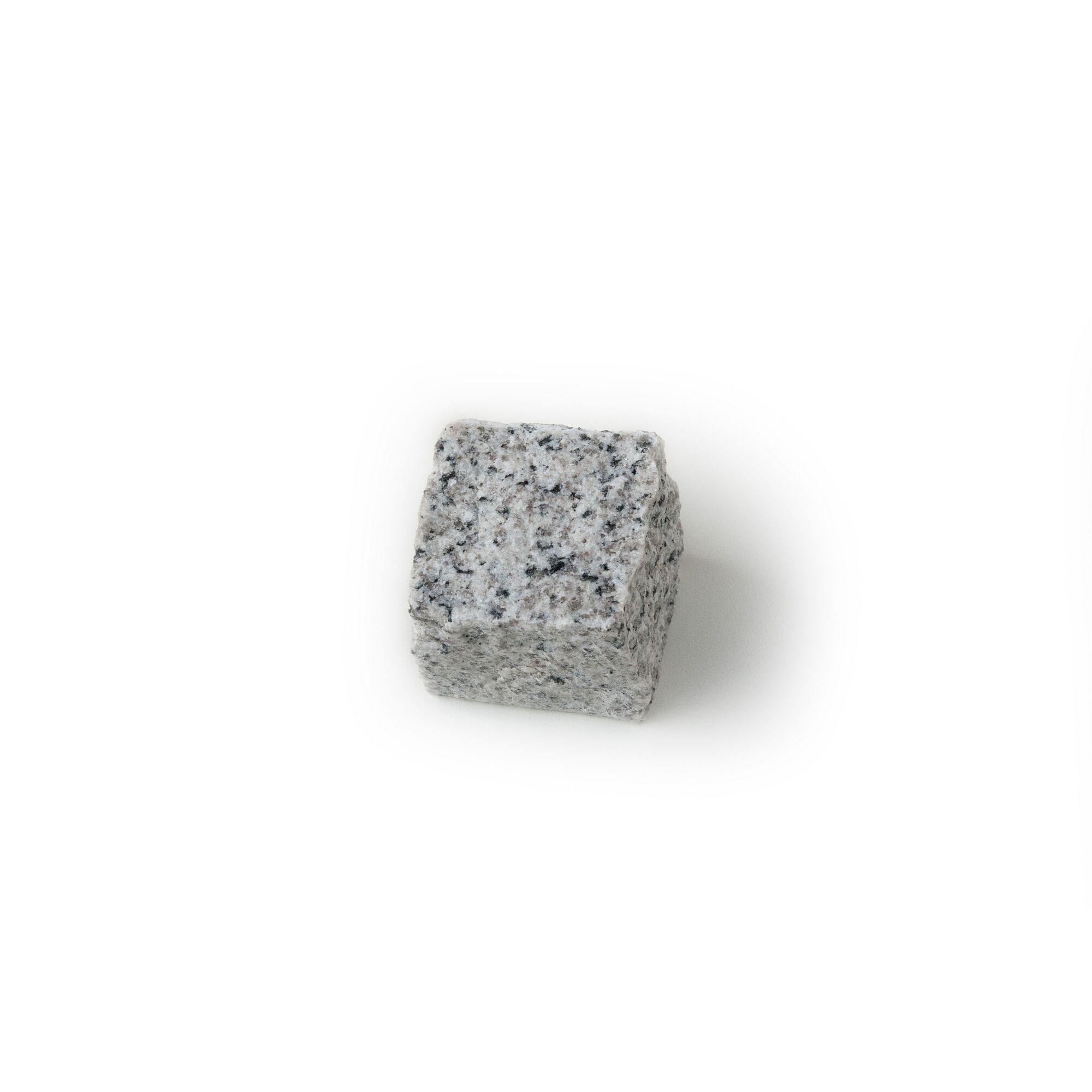 Grauer Granitpflasterstein 5x5x5 cm
