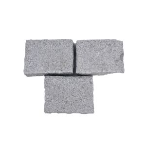 Granit-Terrassenplatte hellgrau 25 x 18 x 5 cm