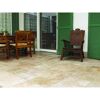 Terrasse mit Travertin Classic verlegt