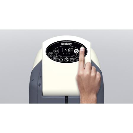 8. Bild von Whirlpool 'Lay-Z-Spa™ Hawaii HydroJet Pro™' grau/weiß 180 x 180 x 71 cm