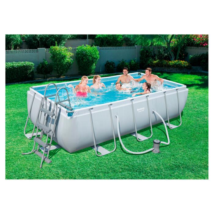 Aufstellpool Power Steel Rechteckig 404 X 201 X 100 Cm ǀ Toom Baumarkt