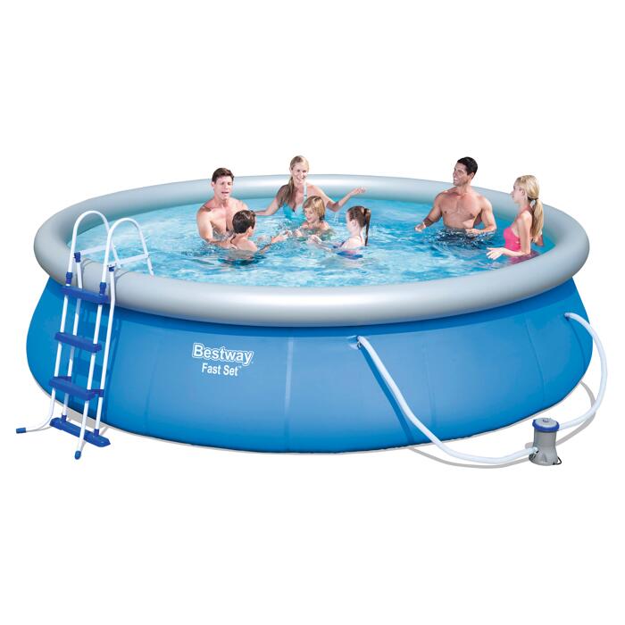 Bestway Aufstellpool Fast Set O 457 X 107 Cm Toom Baumarkt
