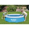 Zwei Personen beim Aufbau eines Bestway Fast Set Pools