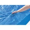 Blaue Solar-Pool-Abdeckung