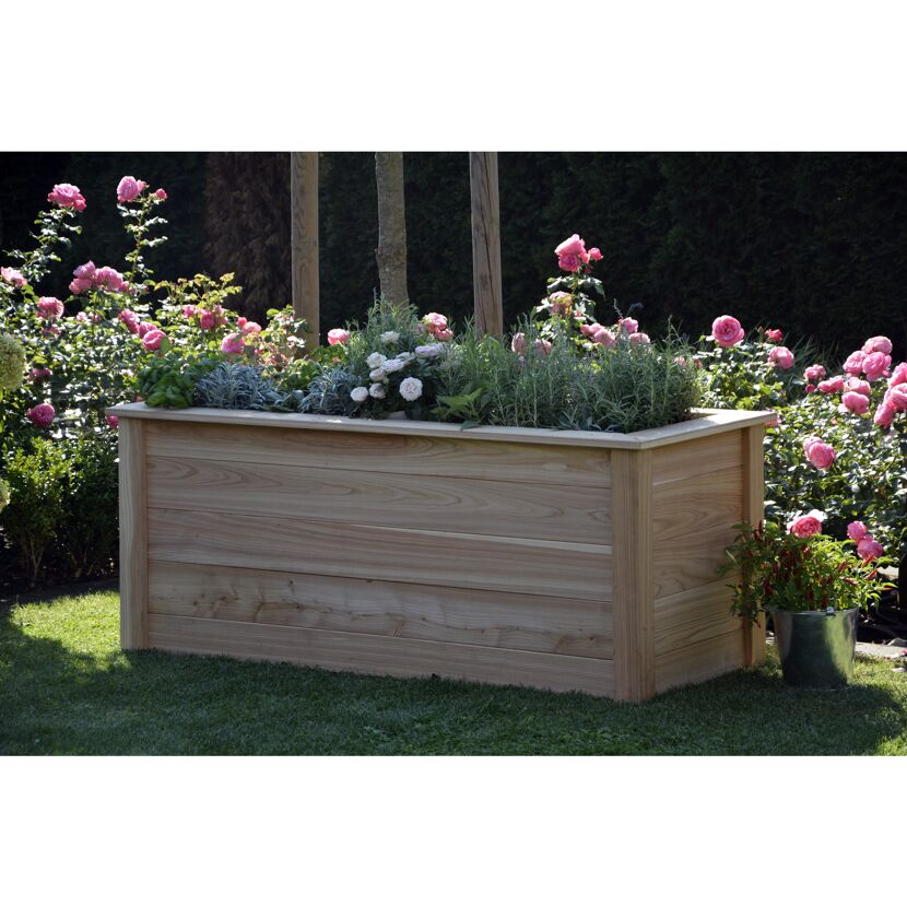 Hochbeet 'Douglasie' naturfarben 150 x 60 x 65 cm