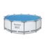 Bestway Stahlrahmenpool mit Solarplane
