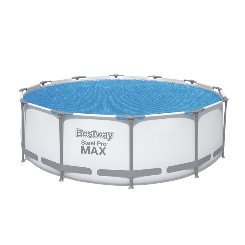 Bestway Stahlrahmenpool mit Solarplane