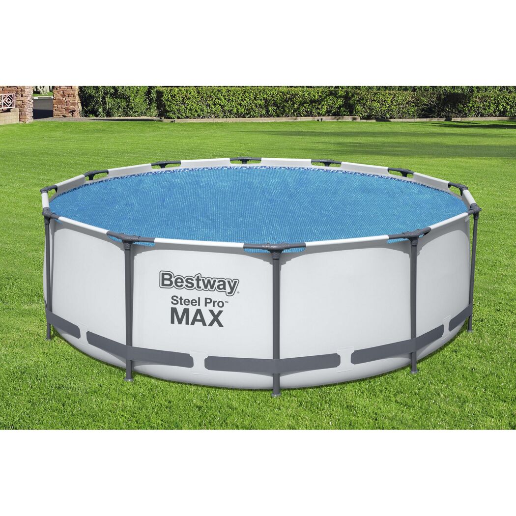 Bestway Steel Pro Max Pool mit Solarplane