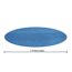 Blaue Solar-Pool-Abdeckung mit den Maßen 3,56 m.