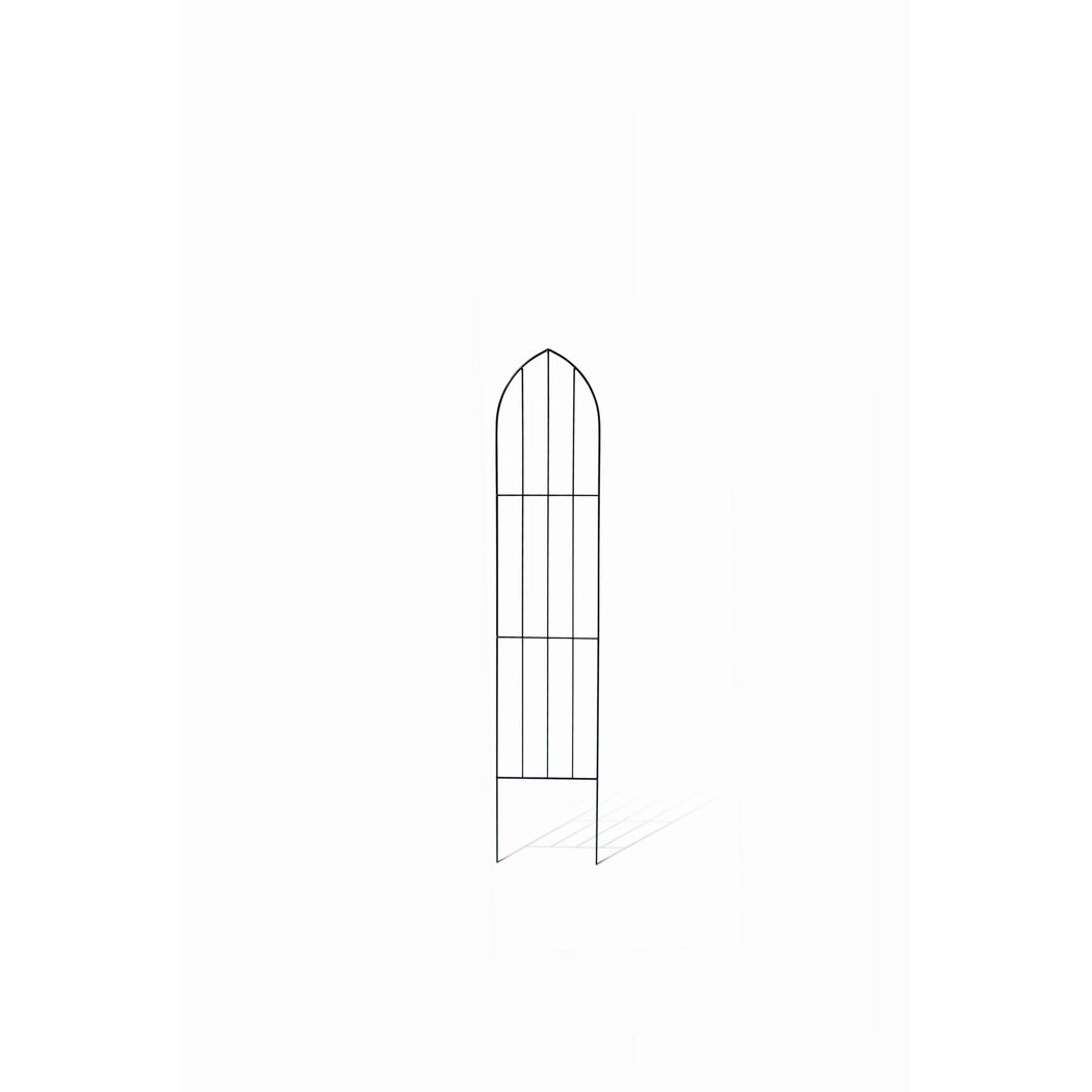 Schwarzes Zierspalier Gothic
