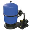 Blauer Sandfilter mit Pumpe für Pools