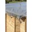 Winterabdeckplane für Pool 'Safran' grau, 422 x 677 cm