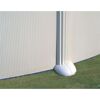 Poolwand Stahlwandbecken auf Rasen