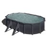 Stahlwandpool-Set 'Granada' 500 x 132 x 300 cm mit Sicherheitsleiter und Sandfilteranlage