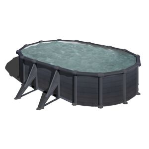 Stahlwandpool-Set 'Granada' 500 x 132 x 300 cm mit Sicherheitsleiter und Sandfilteranlage