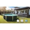Composite Pool-Set 'Avantgarde' 386 x 124 x 524 cm mit Sandfilter und Trittleiter