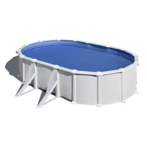 Aufstellpool weiß 500 x 300 x 132 cm mit Filterpumpe und Sicherheitsleiter