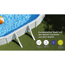 Aufstellpool weiß 500 x 300 x 132 cm mit Filterpumpe und Sicherheitsleiter