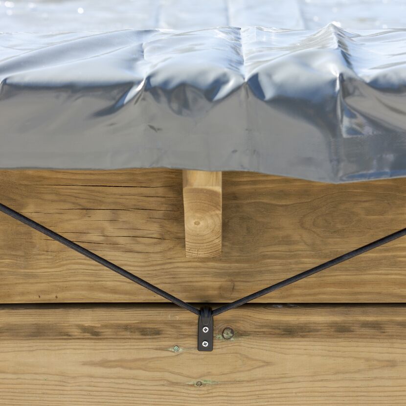 Winterabdeckplane für Pool 'Lili' grau Ø 335 cm