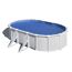 Stahlwandpool-Set 'Atlantis' 634 x 575 x 132 cm mit Sicherheitsleiter und Sandfilteranlage