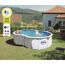 Stahlwandpool-Set 'Varadero' 500 x 340 x 122 cm mit Sandfilter und Sicherheitsleiter