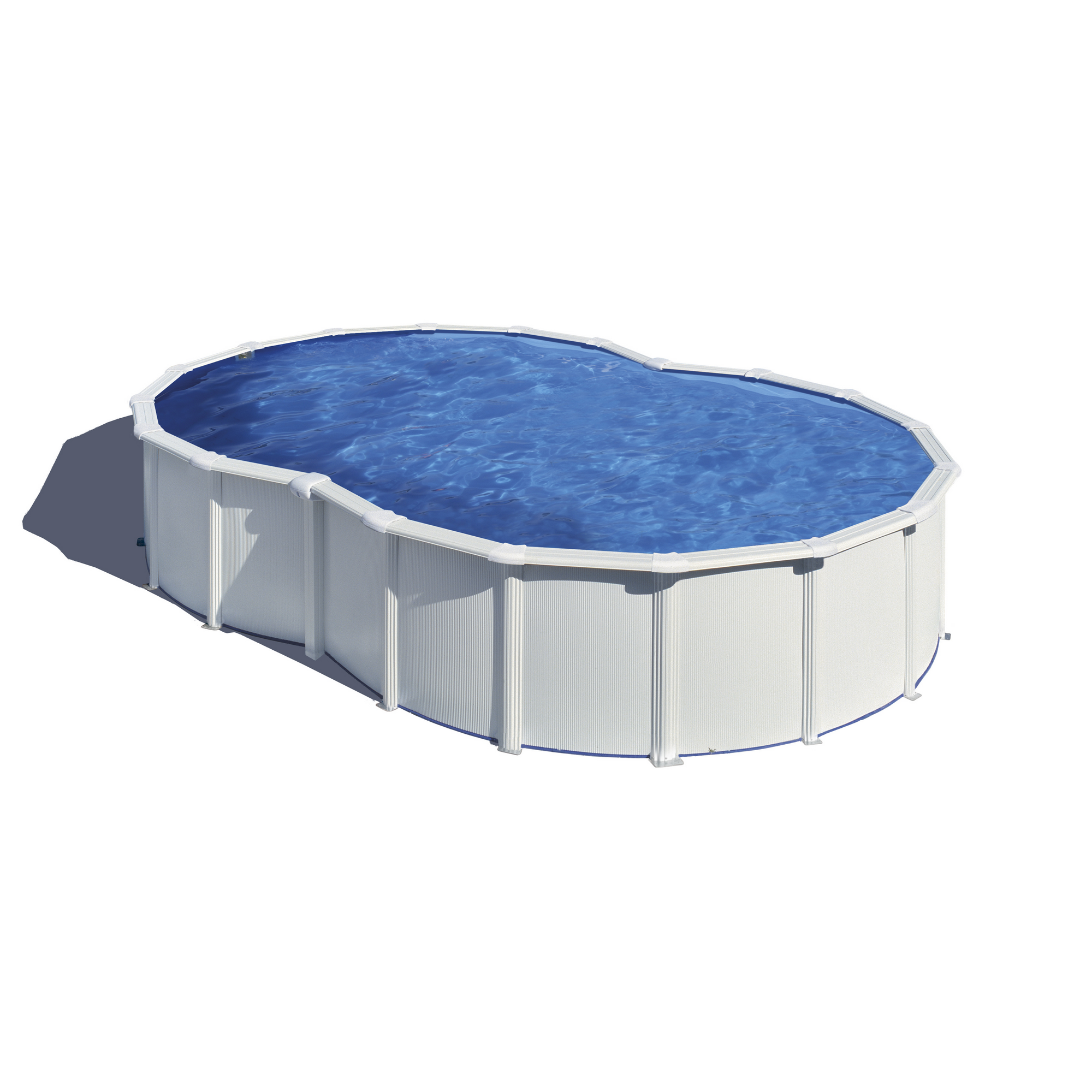 GRE Aufstellpool-Set ‚Varadero‘ blau/weiß achteckig 500 x 340 x 122 cm