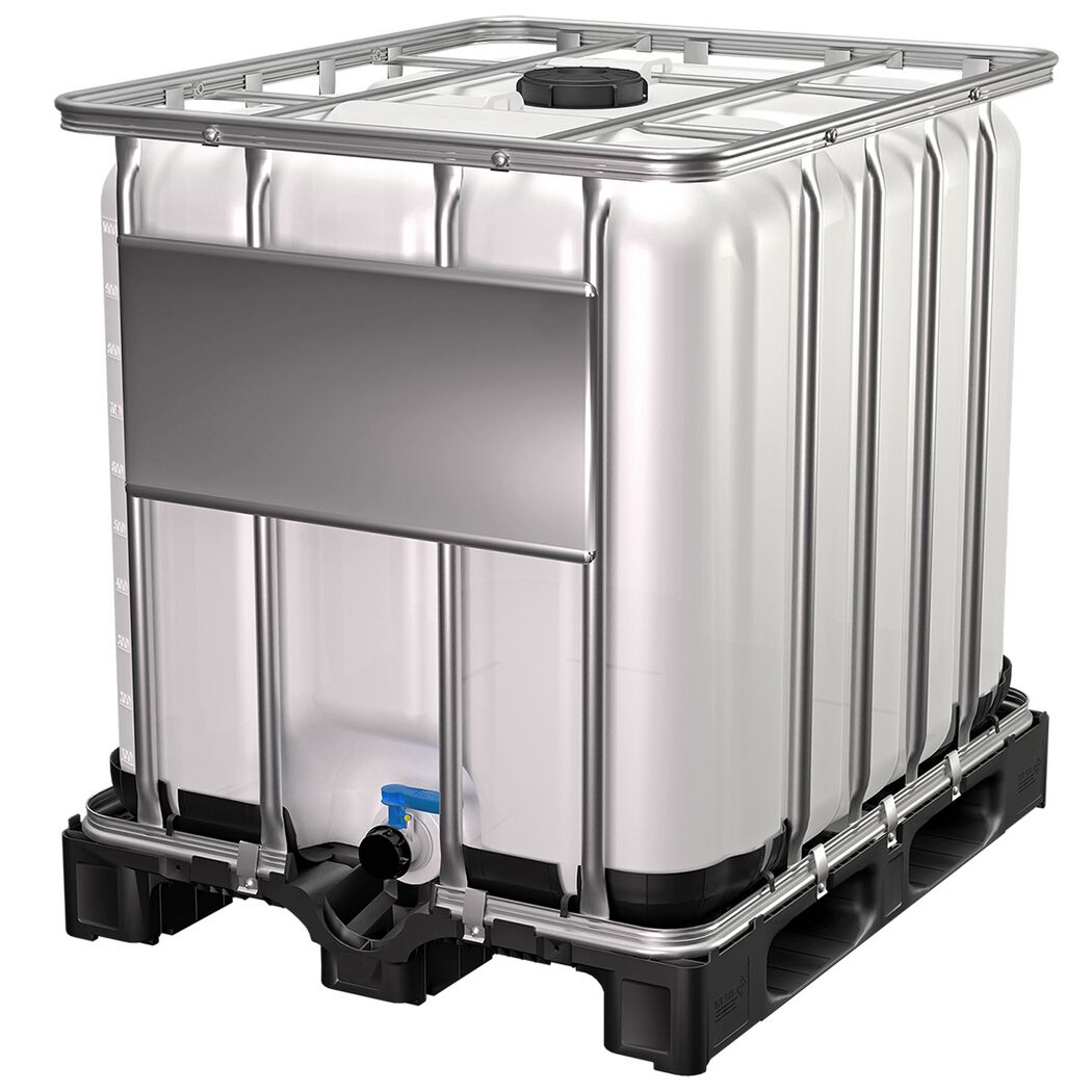 IBC-Container mehrfarbig 1000 l, mit UN-Kennzeichnung
