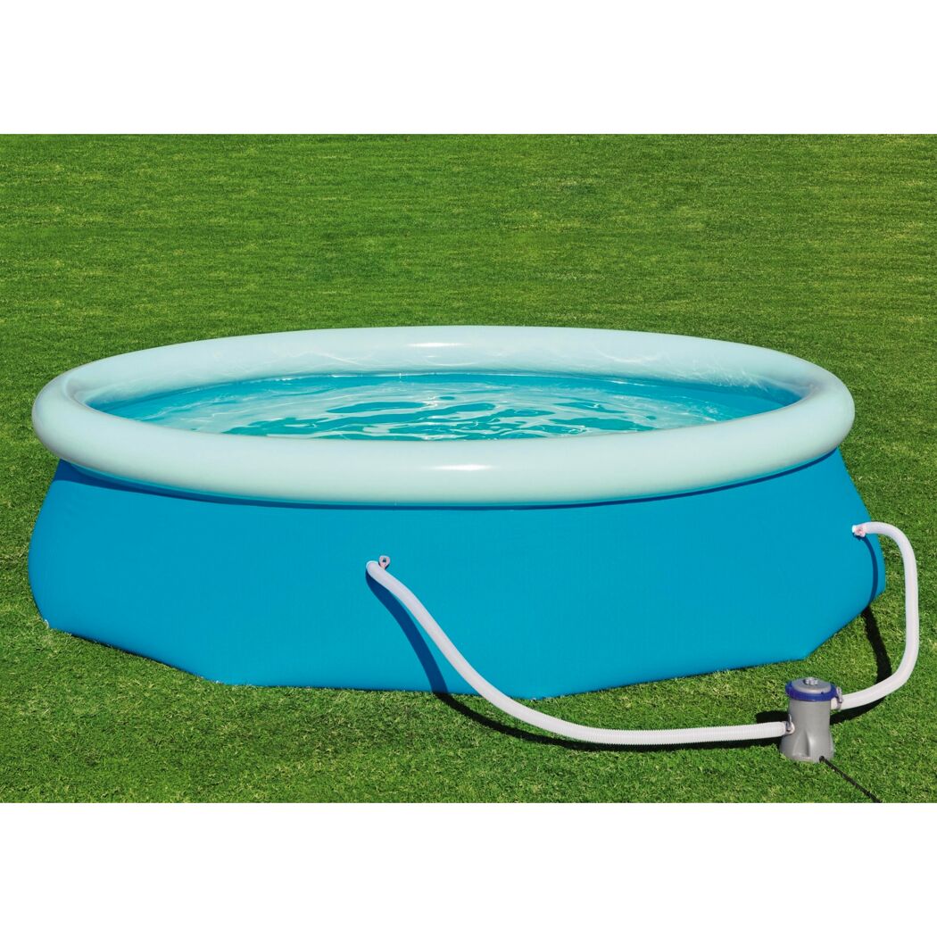 Aufstellpool 'Fast Set™' blau/weiß rund Ø 305 x 76 cm