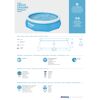 Aufstellpool 'Fast Set™' blau/weiß rund Ø 305 x 76 cm