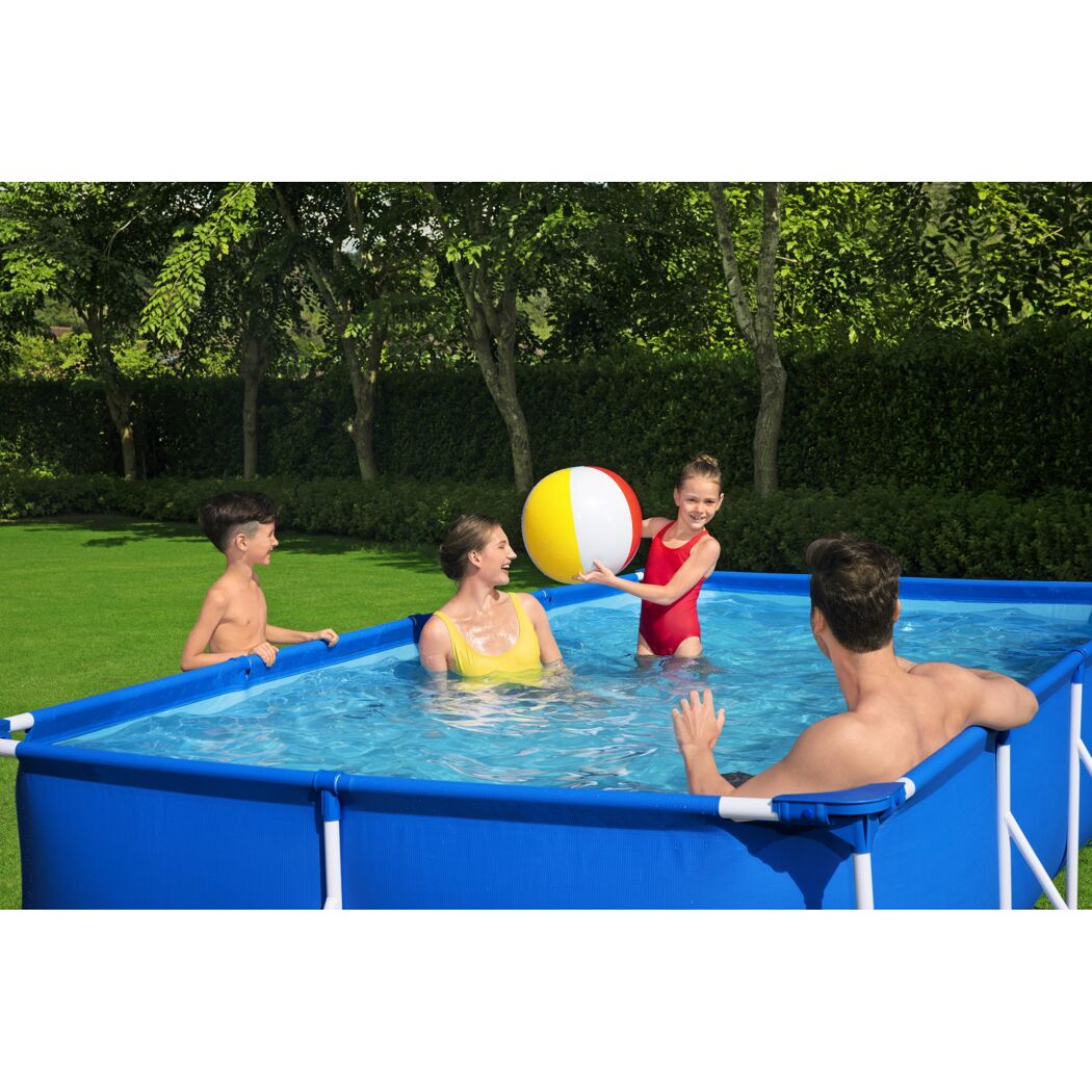 Aufstellpool-Set 'Steel Pro™' blau rechteckig 400 x 211 x 81 cm