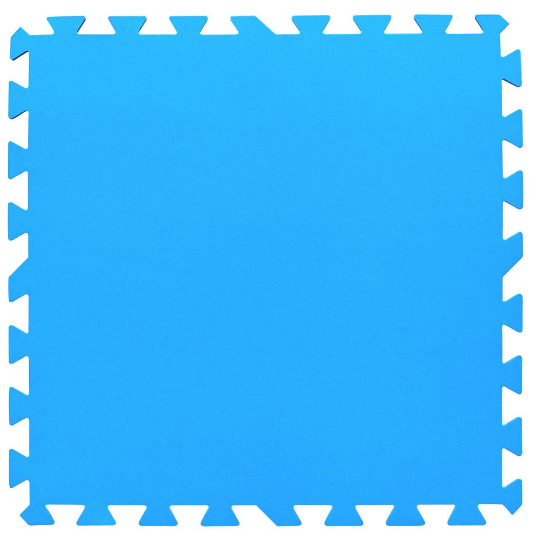 Blaue Bodenschutzmatte