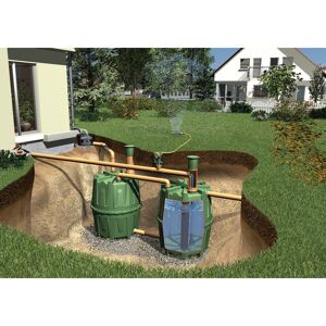 Tanksystem Herkules 'Komplettpaket Garten' grün, 4800 l