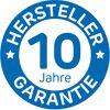 10 Jahre Herstellergarantie