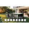 Composite Pool-Set 'Avantgarde' 326 x 96 x 326 cm mit Sandfilter und Trittleiter
