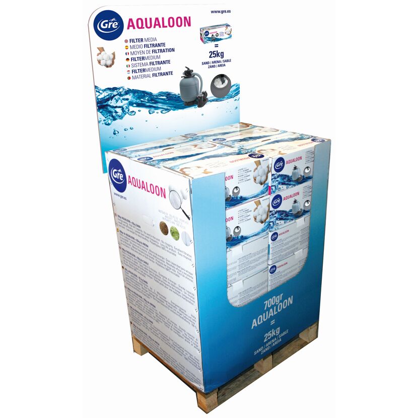 Filtermaterial Aqualoon von Gre auf Palette