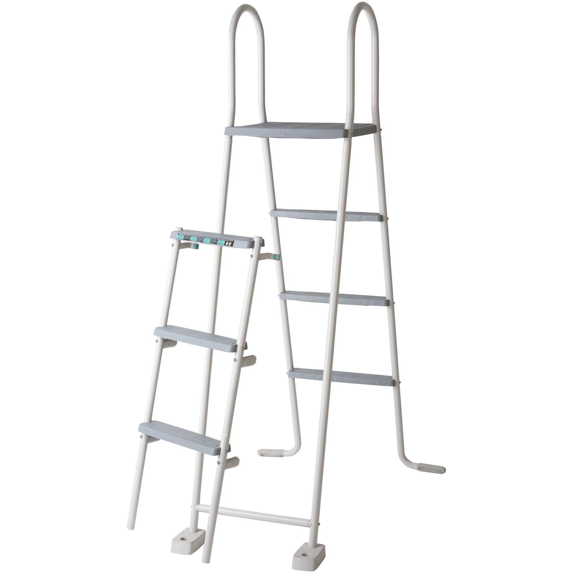 Poolleiter mit Plattform