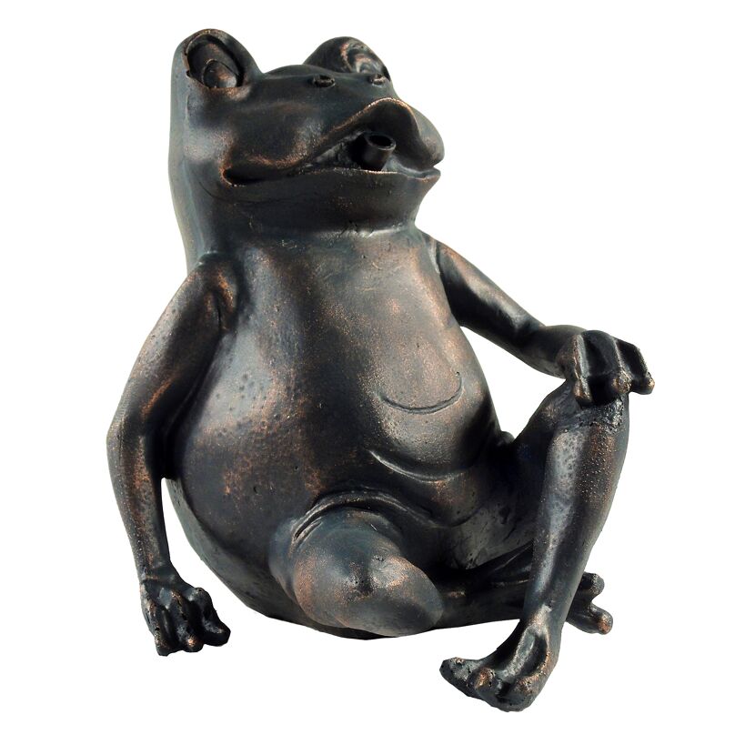 Wasserspeier 'Frosch' 15 x 20 x 23 cm