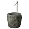 Brunnen 'Sacramento' rund in Steinoptik Ø 40 x 73 cm