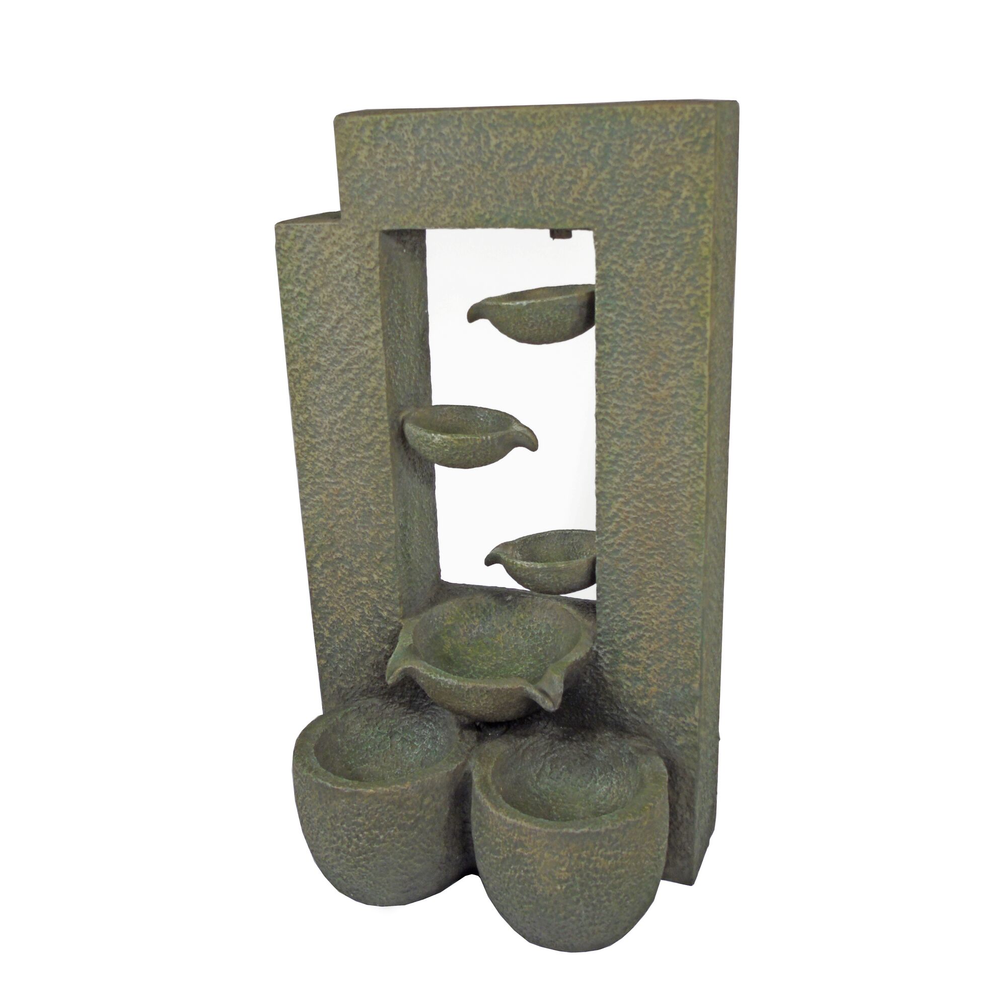 Dekorativer Zimmerbrunnen mit Wasserfall