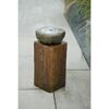 Wasserspiel Nashville AcquaArte mit Stein und Holzsockel
