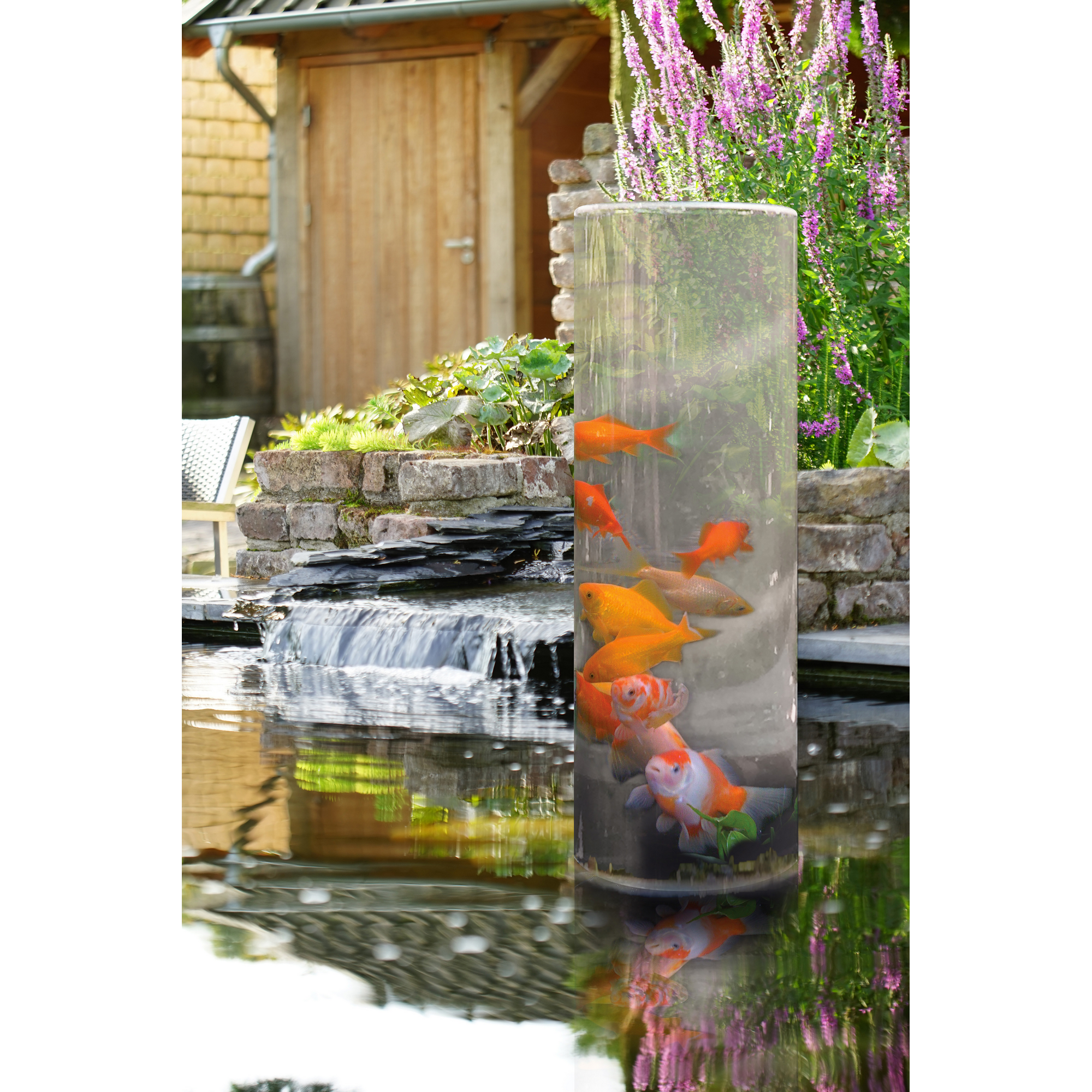 Teichdekoration 'FishTower 50' 20 x 29 x 70 cm + product picture